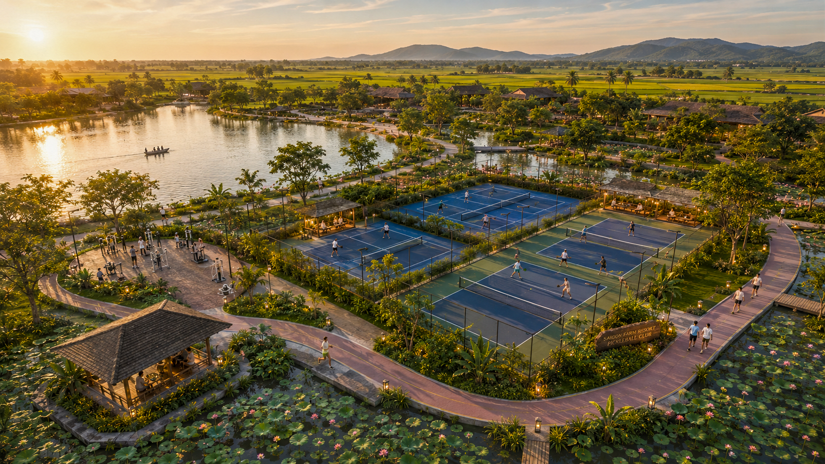 Sân Pickleball & Gym
